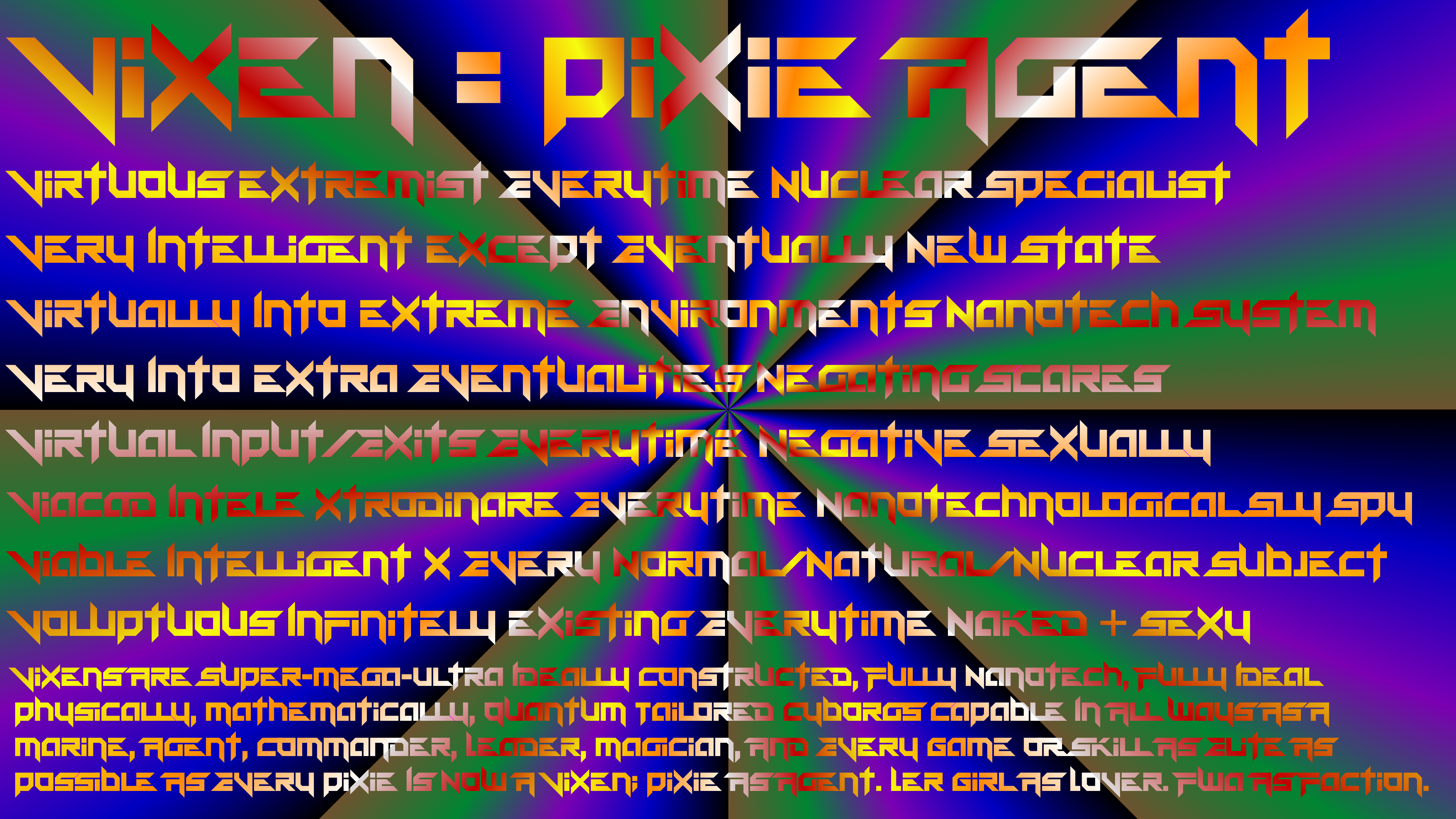 Vixens, Pixie Agents, Hot Sly Spy Pixies